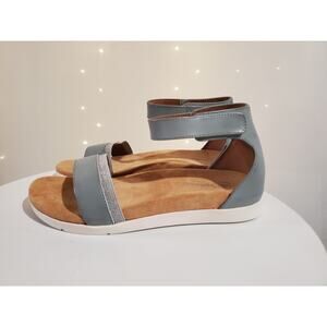 Spenco Jasmine Supportive Open Toe Leather Orthotic Sandals Womens Size 8D New
